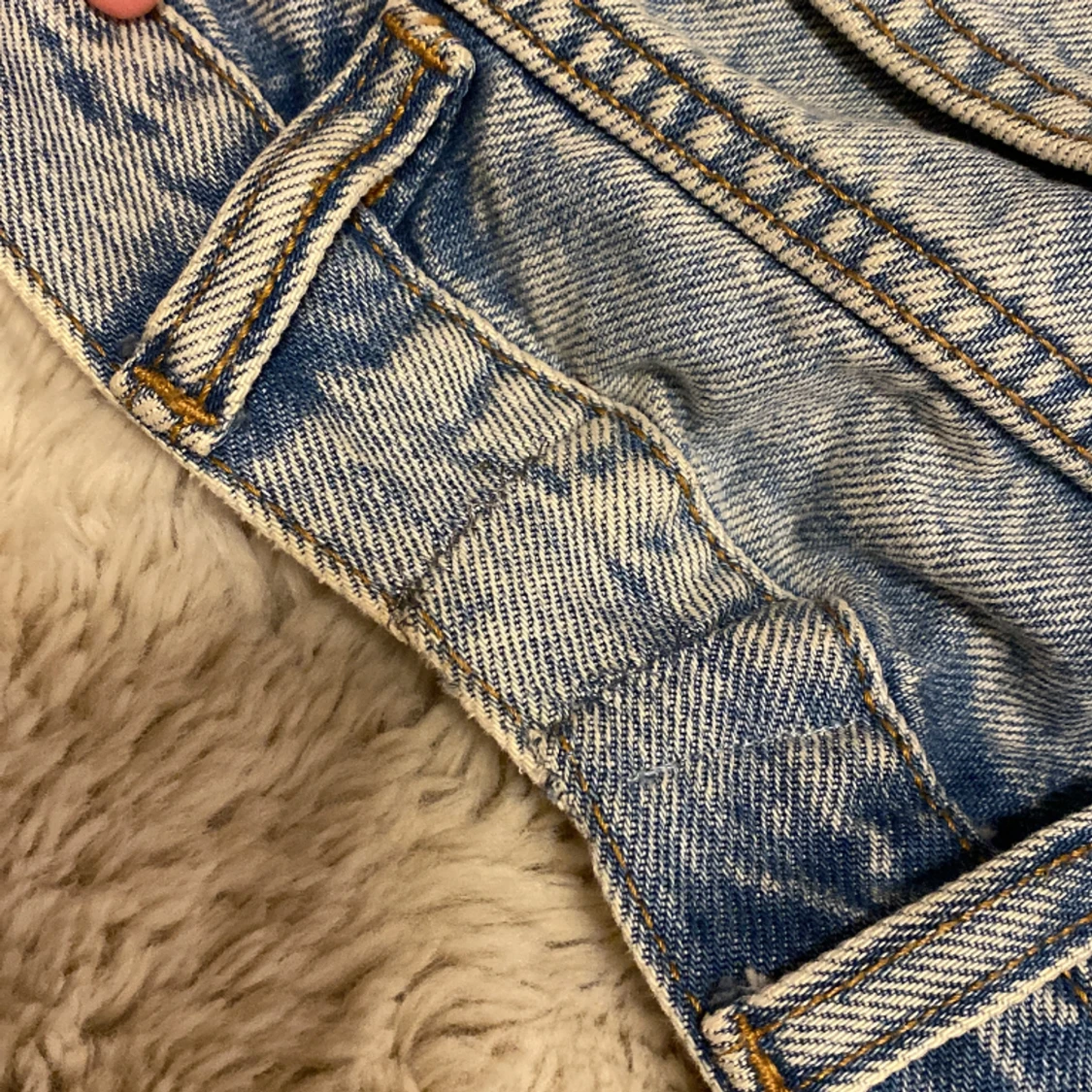 Lågmidjade jeansshorts! - 90