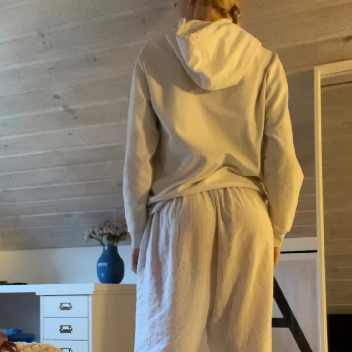 Hoodie med tryck - 90