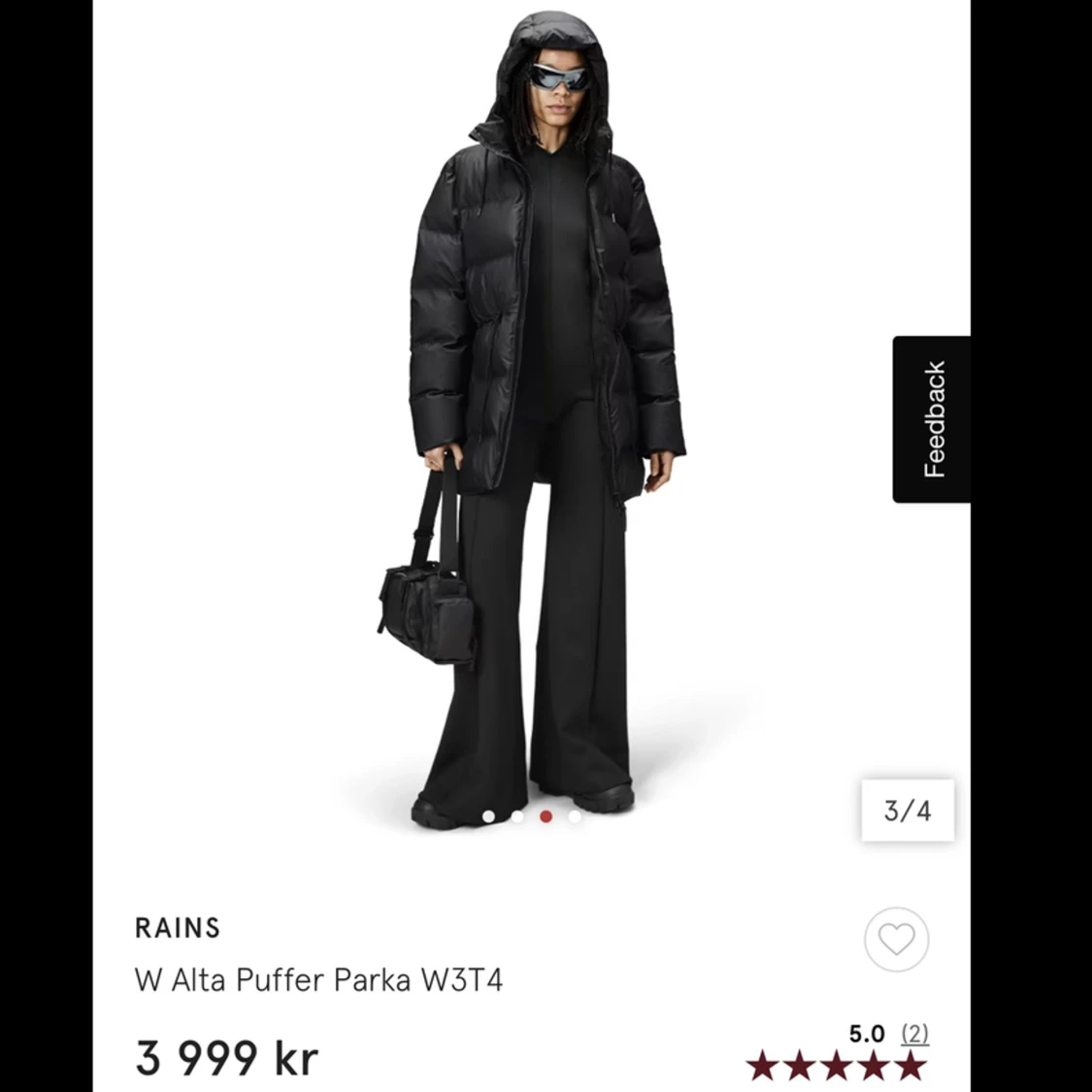 Rains W Alta Puffer Parka - 91