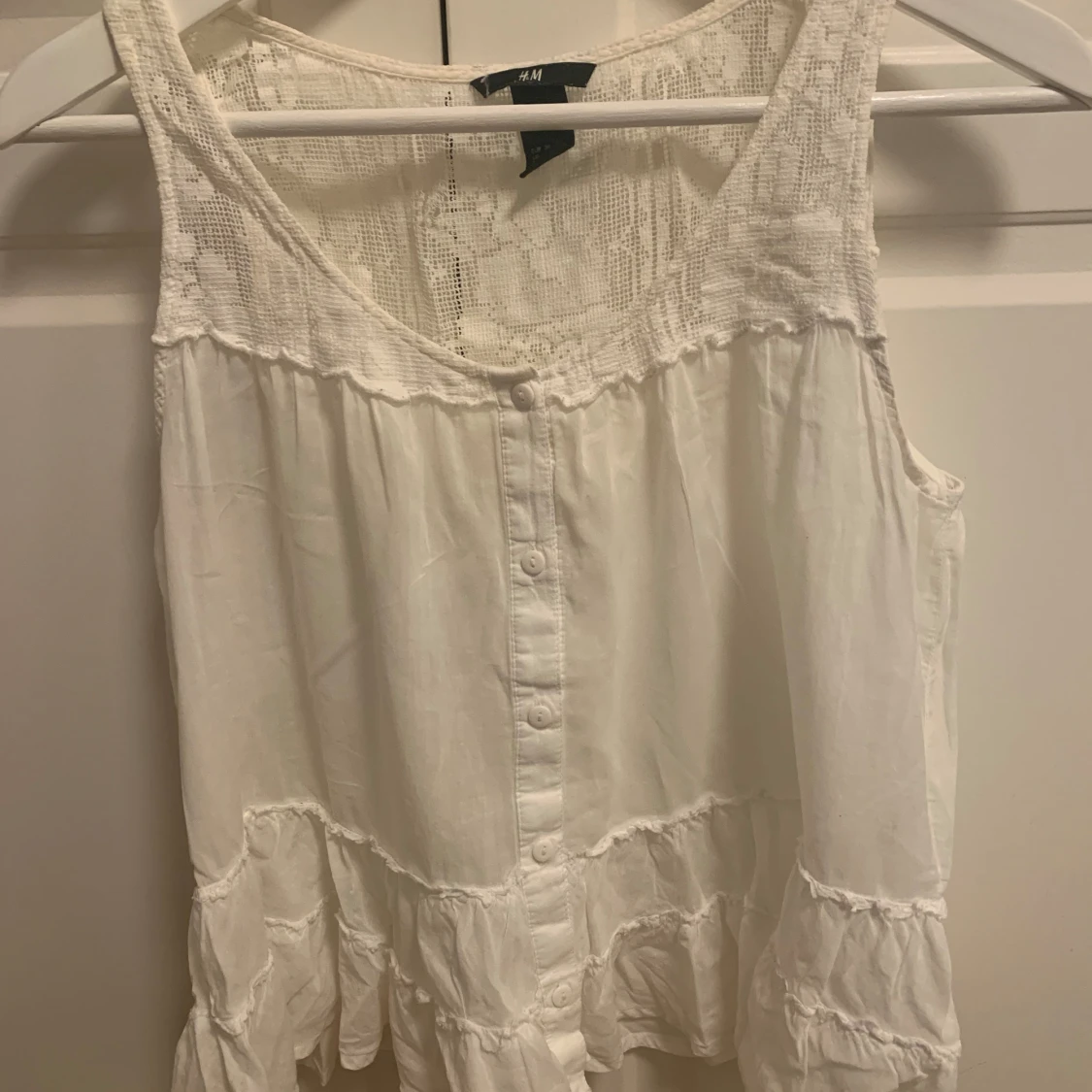 Topp med volananger  - 90