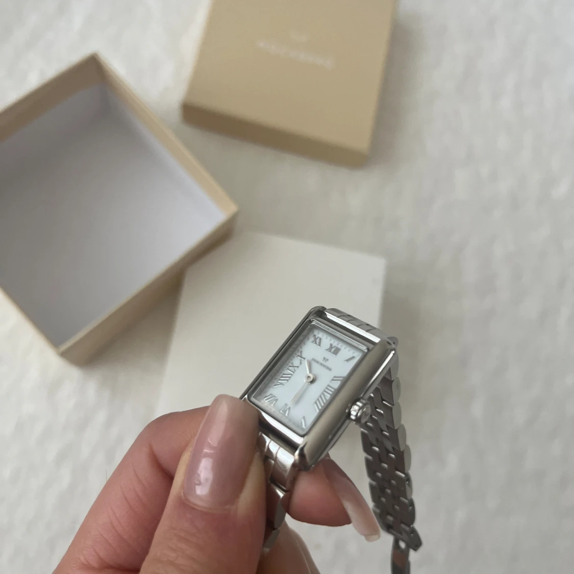 Mockberg Timeless silver klocka  - 90