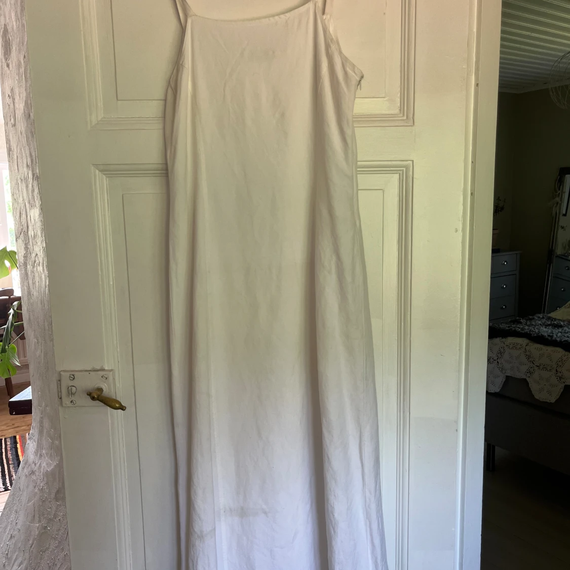 Vit långklänning  - 90