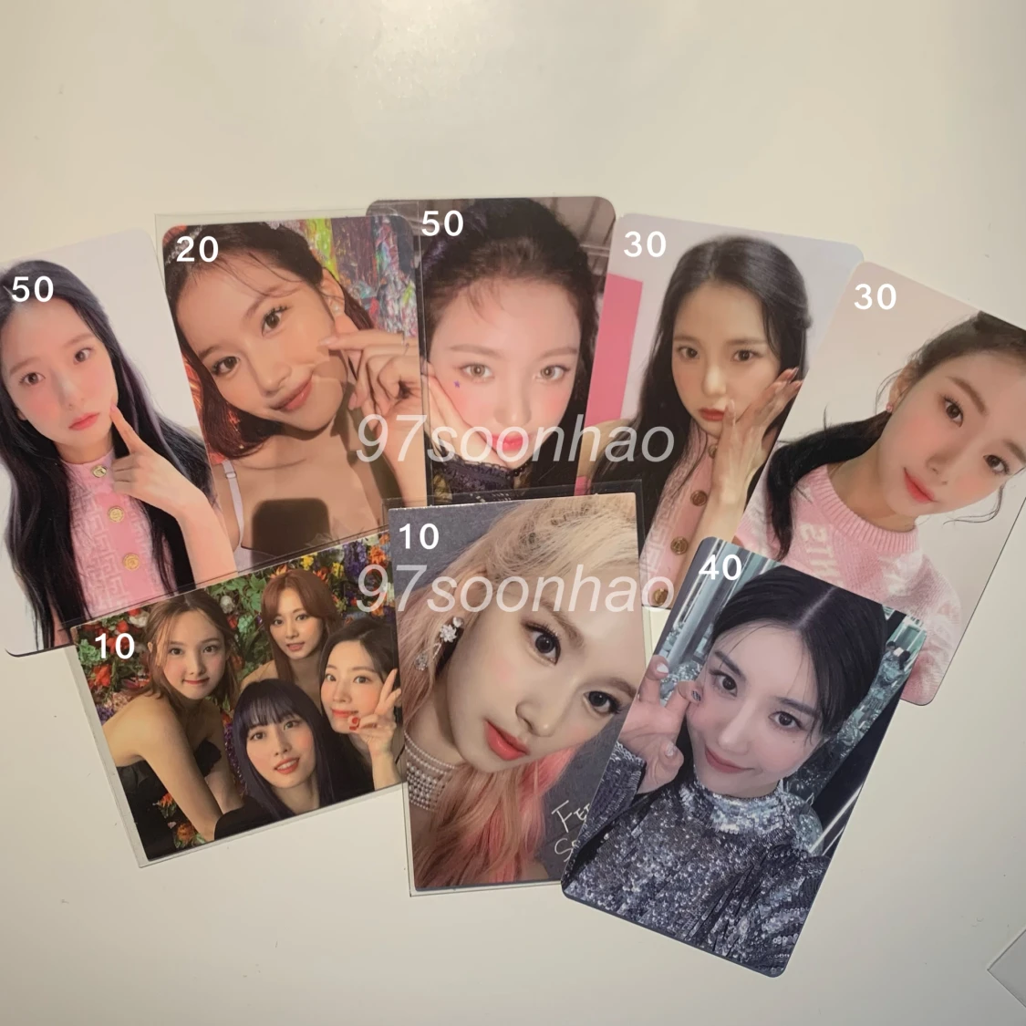 kep1er twice eunbi photocards