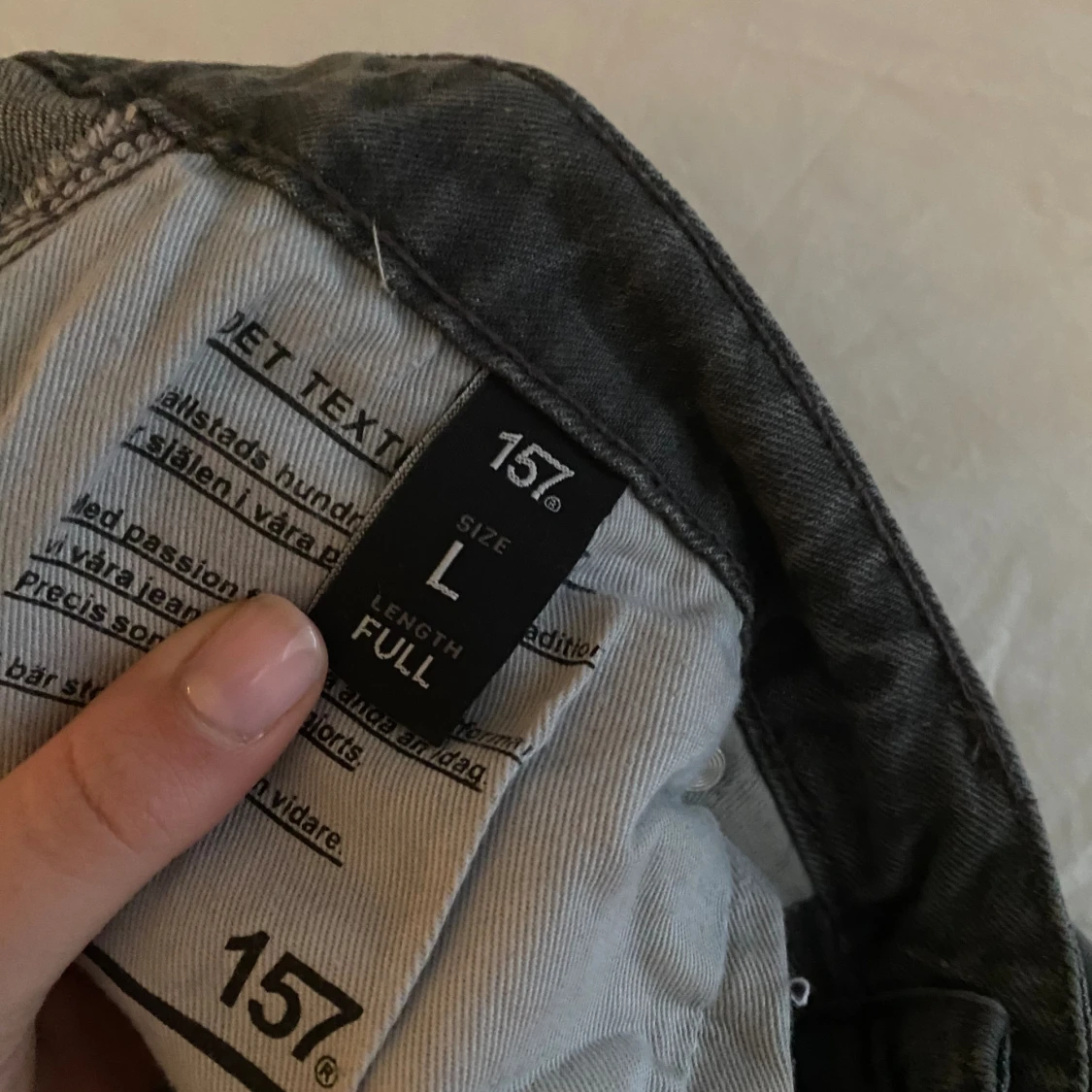 Grå Bootcut jeans  - 93