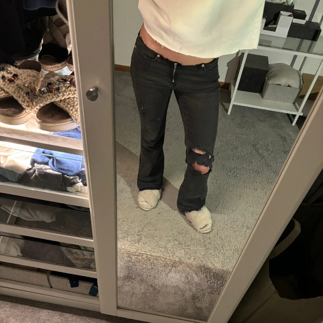 Lågmidjade jeans  - 91