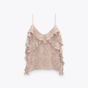 Zara topp - Säljer denna gulliga toppen från zara i toppskick❤️