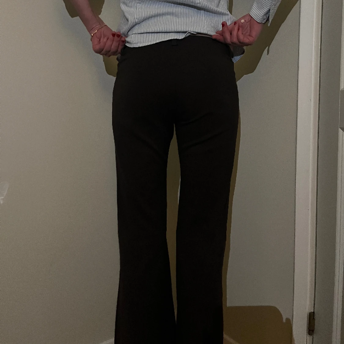 Lågmidjade kostymbyxor - 91