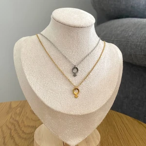 Beställning till TYRA - Beställning till TYRA, Kvinnotecken halsband i silver