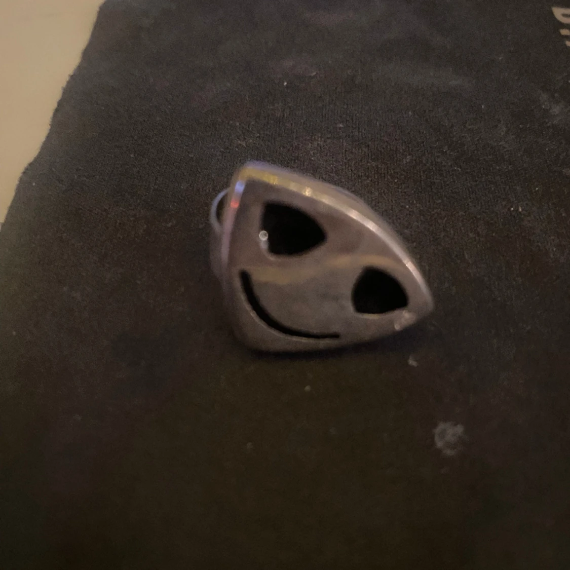 silver alien ring - 90