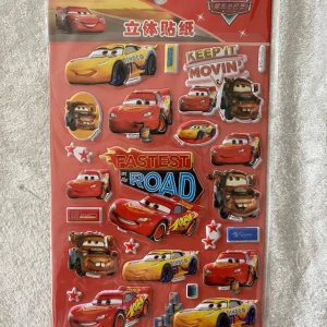 Cars 3 D Puffy Klistermärken  - Mått 26.00*15.50 cm 35kr/st  Sammafrakt om du köp fler 