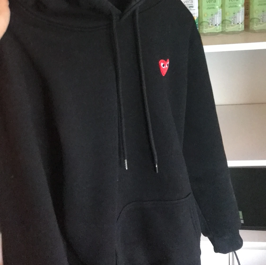 Cdg play hoodie
