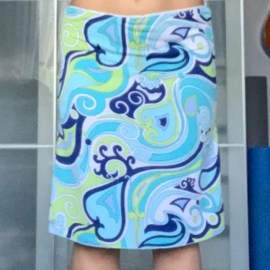 Mönstrad kjol - En vintage mönstrad kjol i storlek S/M.