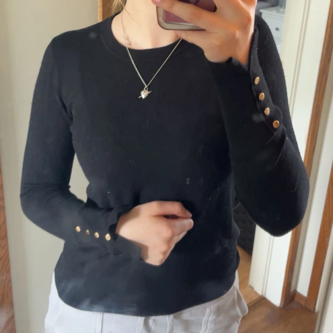 Svart zara tröja  - 90