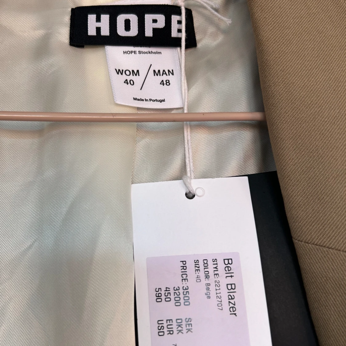 Hope belted blazer  - 91