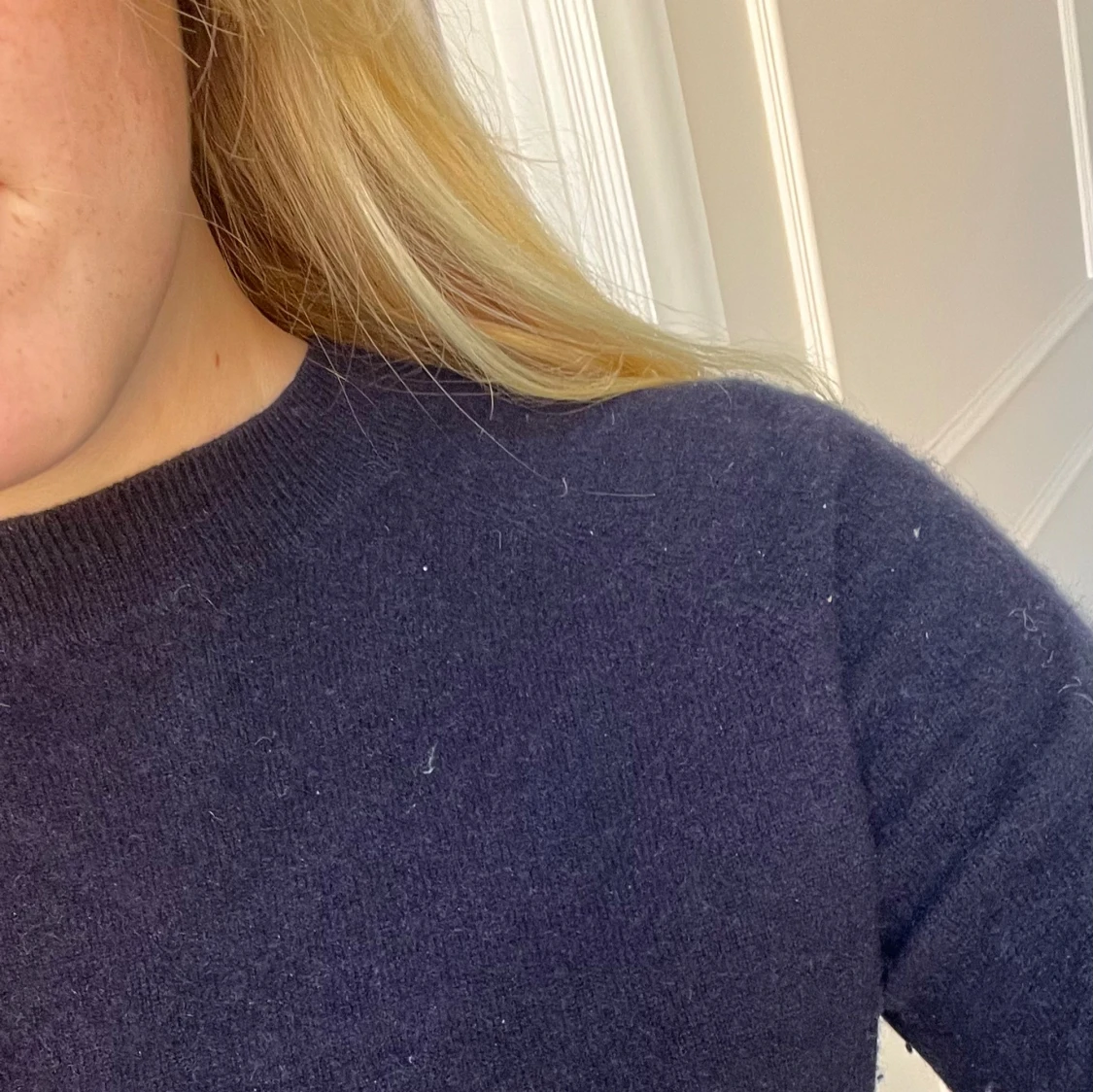 Kortärmad Kashmirtröja  - 90