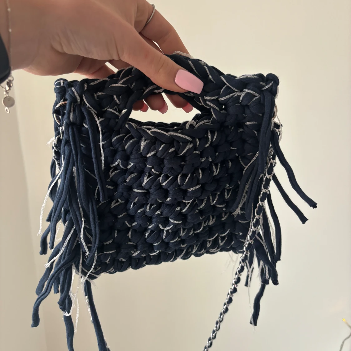 Marinblå väska  - 90