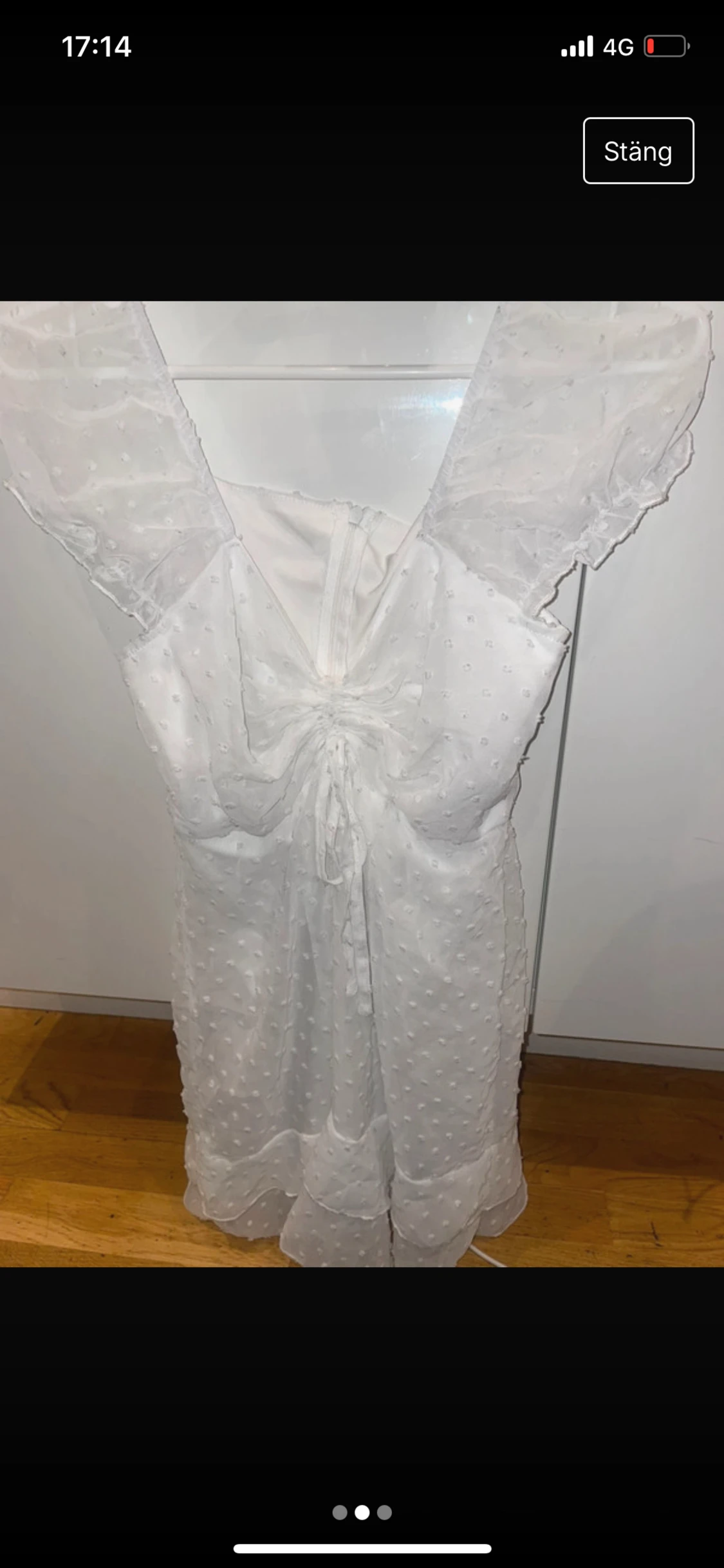 Vit klänning - 90