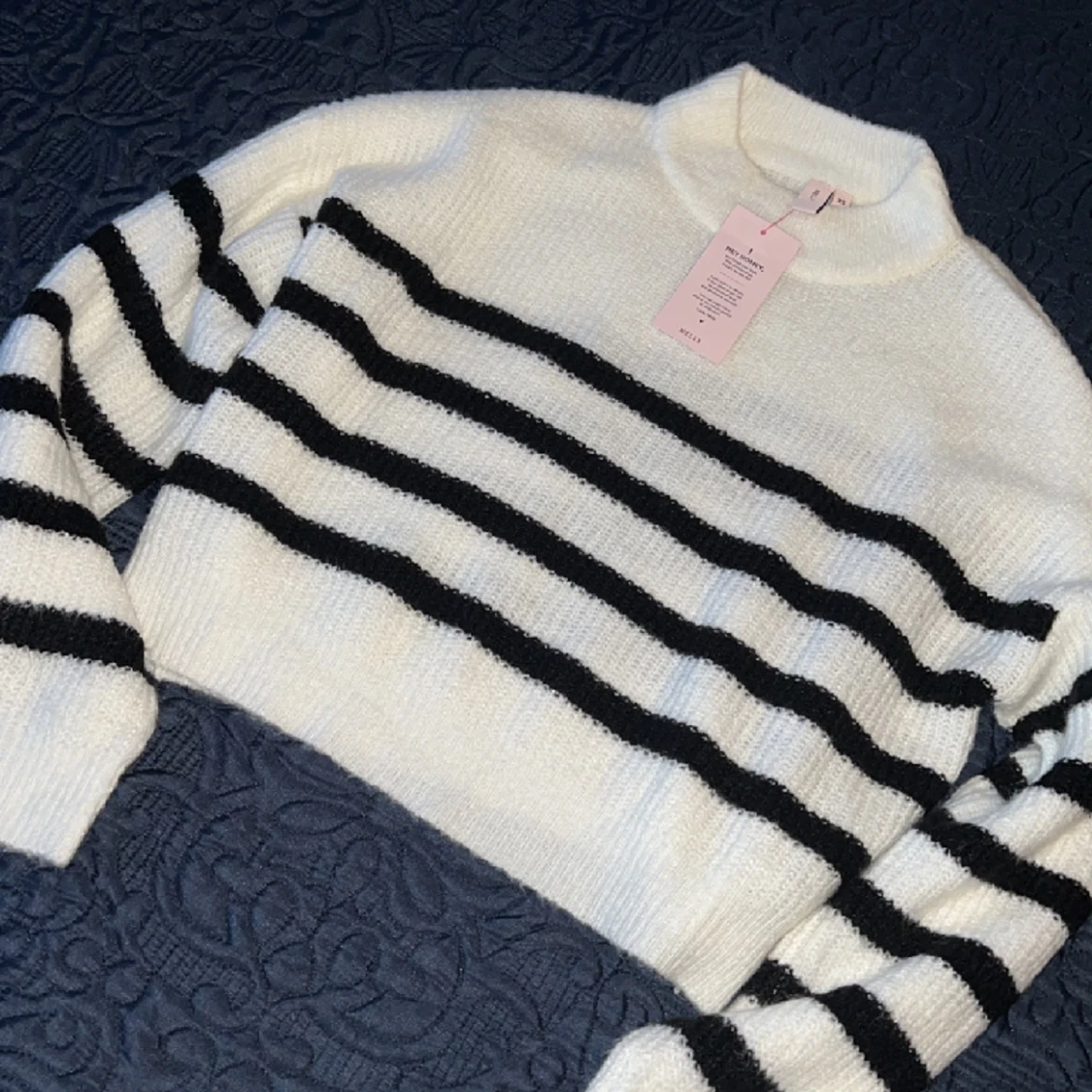 Randning stickad tröja  - 90