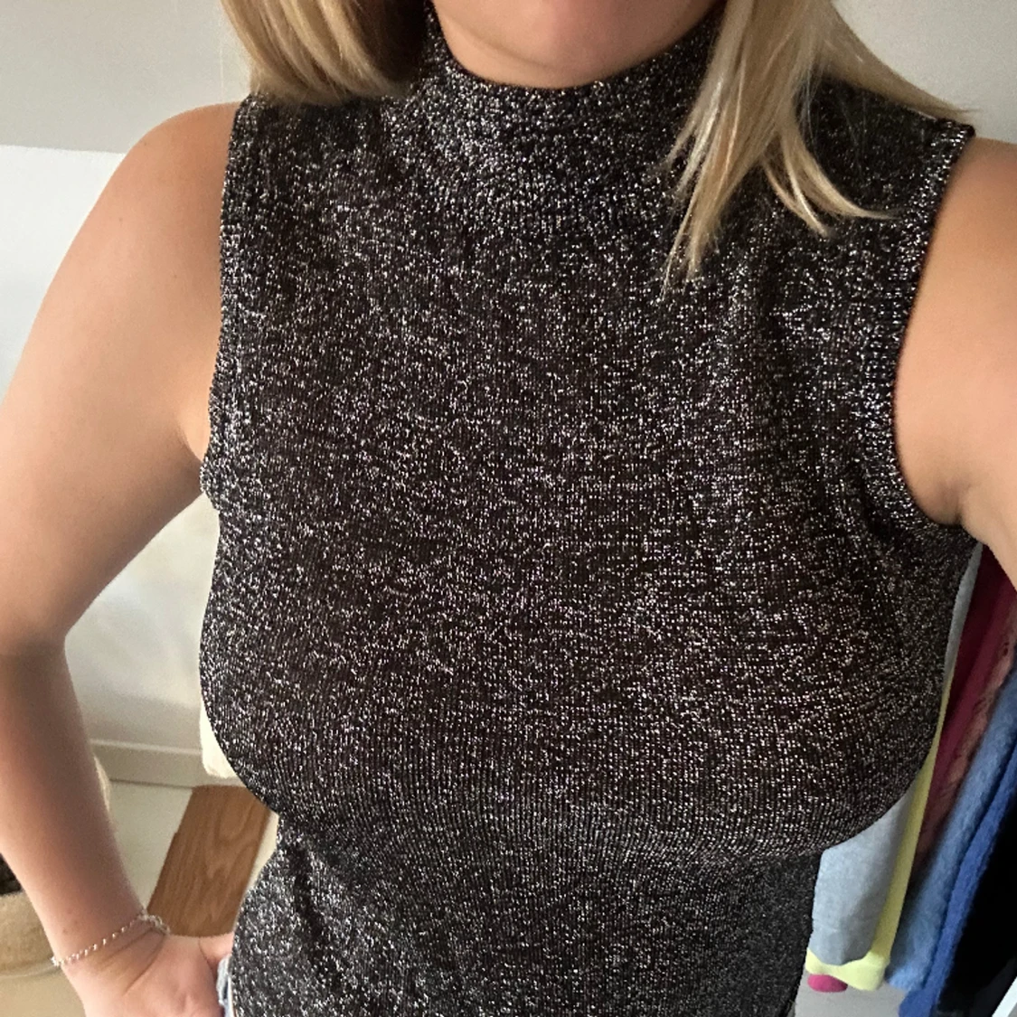 Glitter topp  - 90