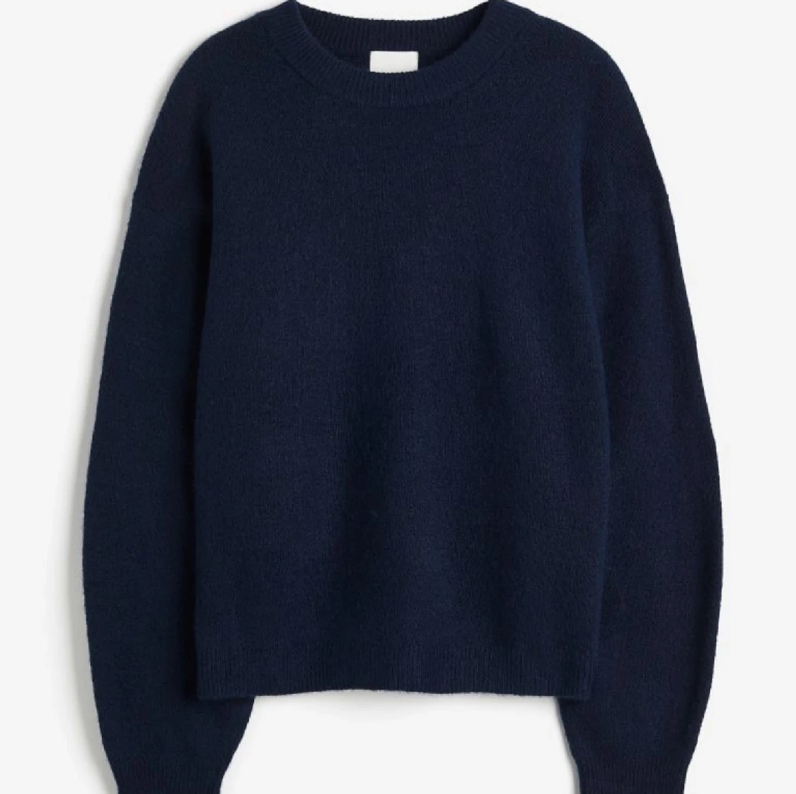 mörkblå stickad tröja  - 90