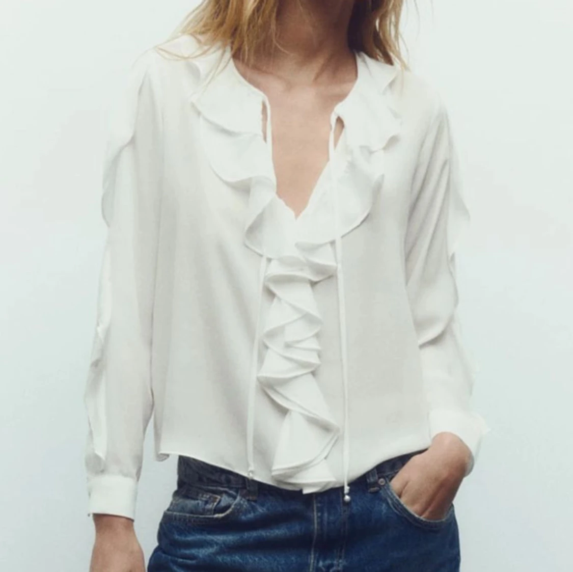 Zara volangblus - 91