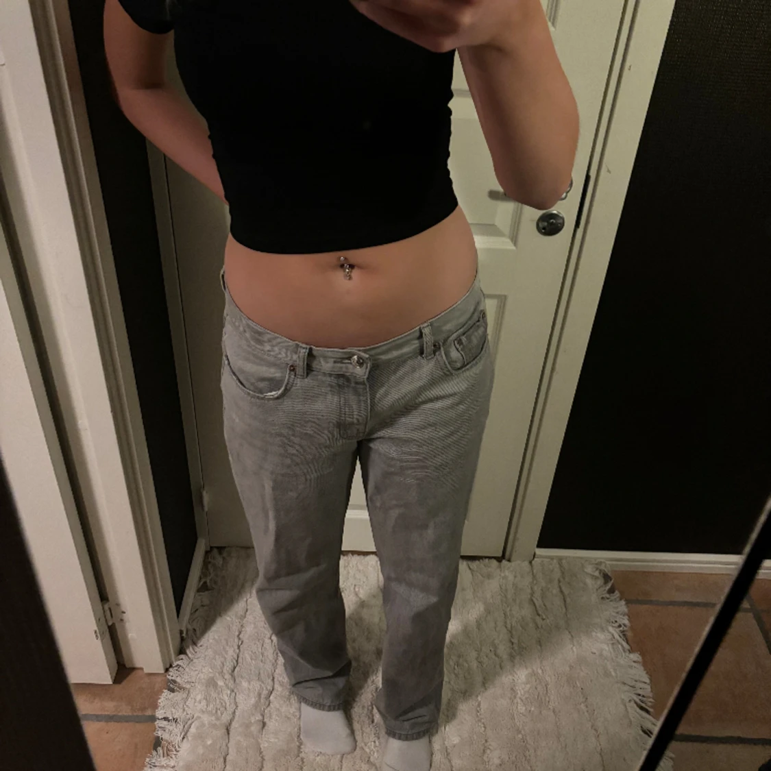 Lågmidjade jeans  - 90