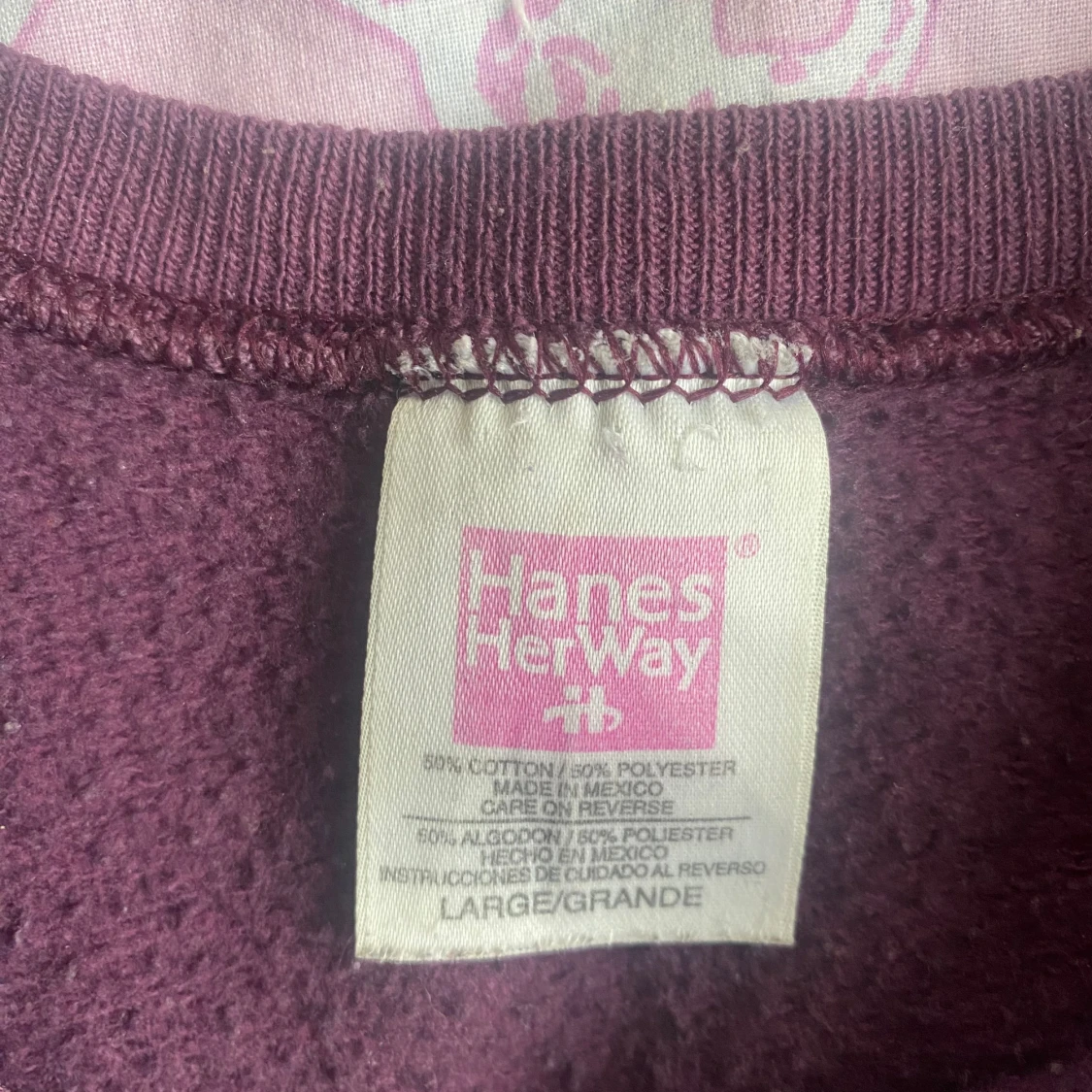 Snygg rosa sweatshirt - 90