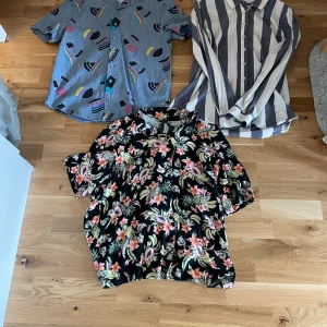 Långärmad randig skjorta - Långärmad vit/blå randig skjorta från BikBok säljes. Knappt använd och i gott skick. Säljes för 60 kr. 