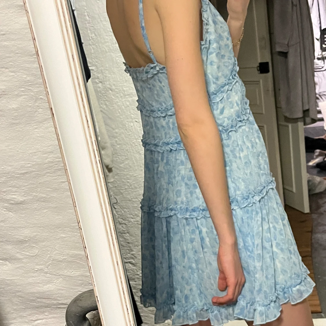 Blå somrig klänning - 91