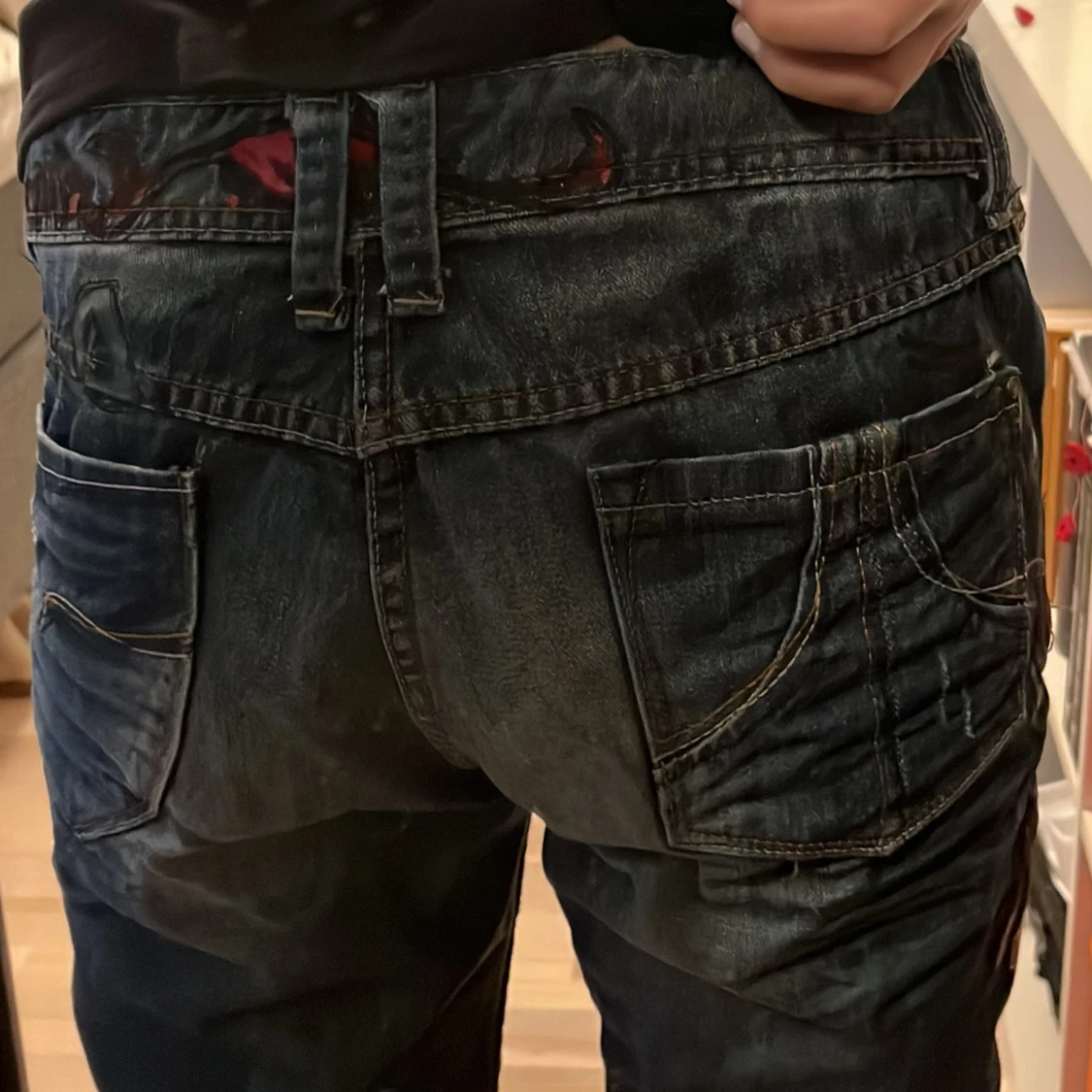 Jeans med tryck! - 90