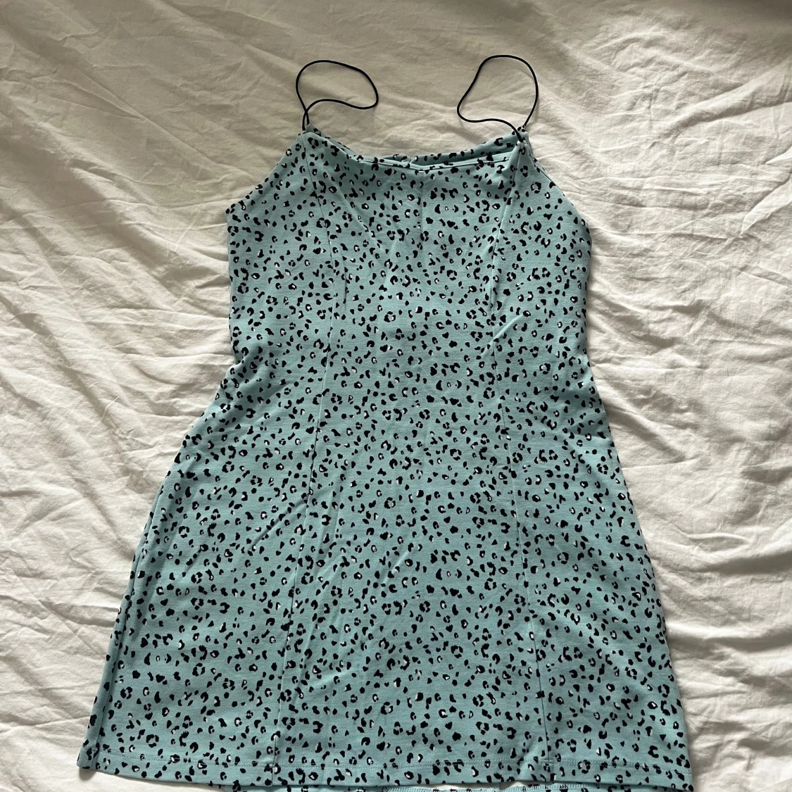 Leopardmönstrad minidress