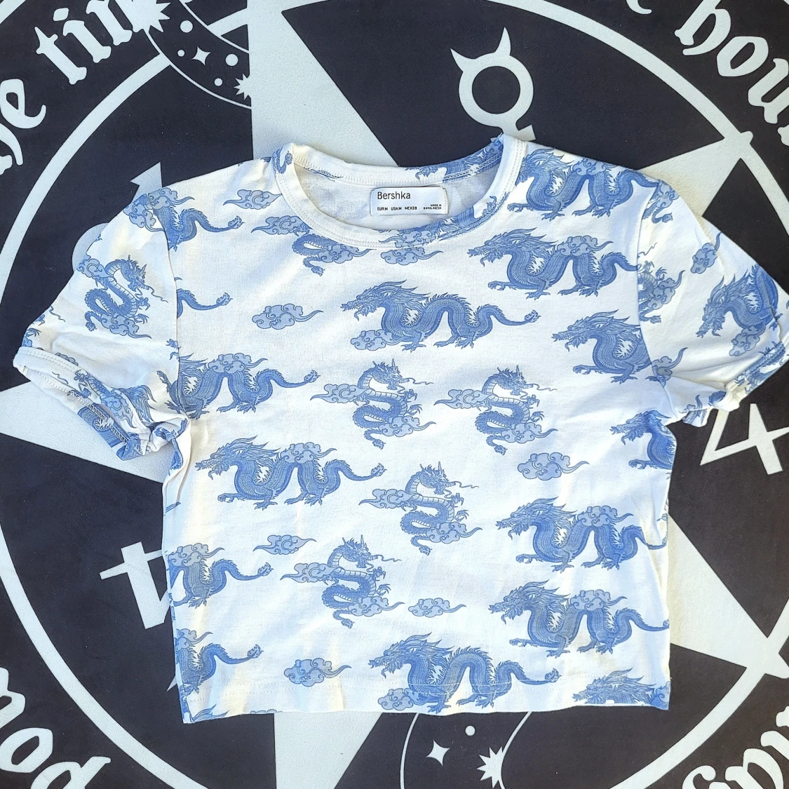 Bershka Croptop i Draketryck🐉