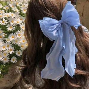 Vintage retro rosett hårklämma - Aldrig använt.  100% Polyester,