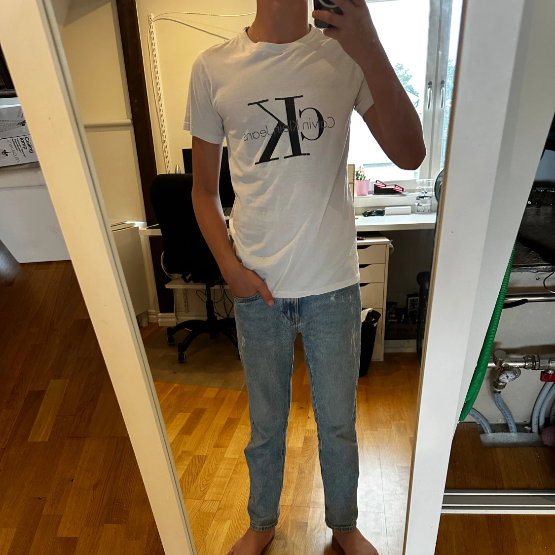 Vit Calvin Klein t-shirt - 91