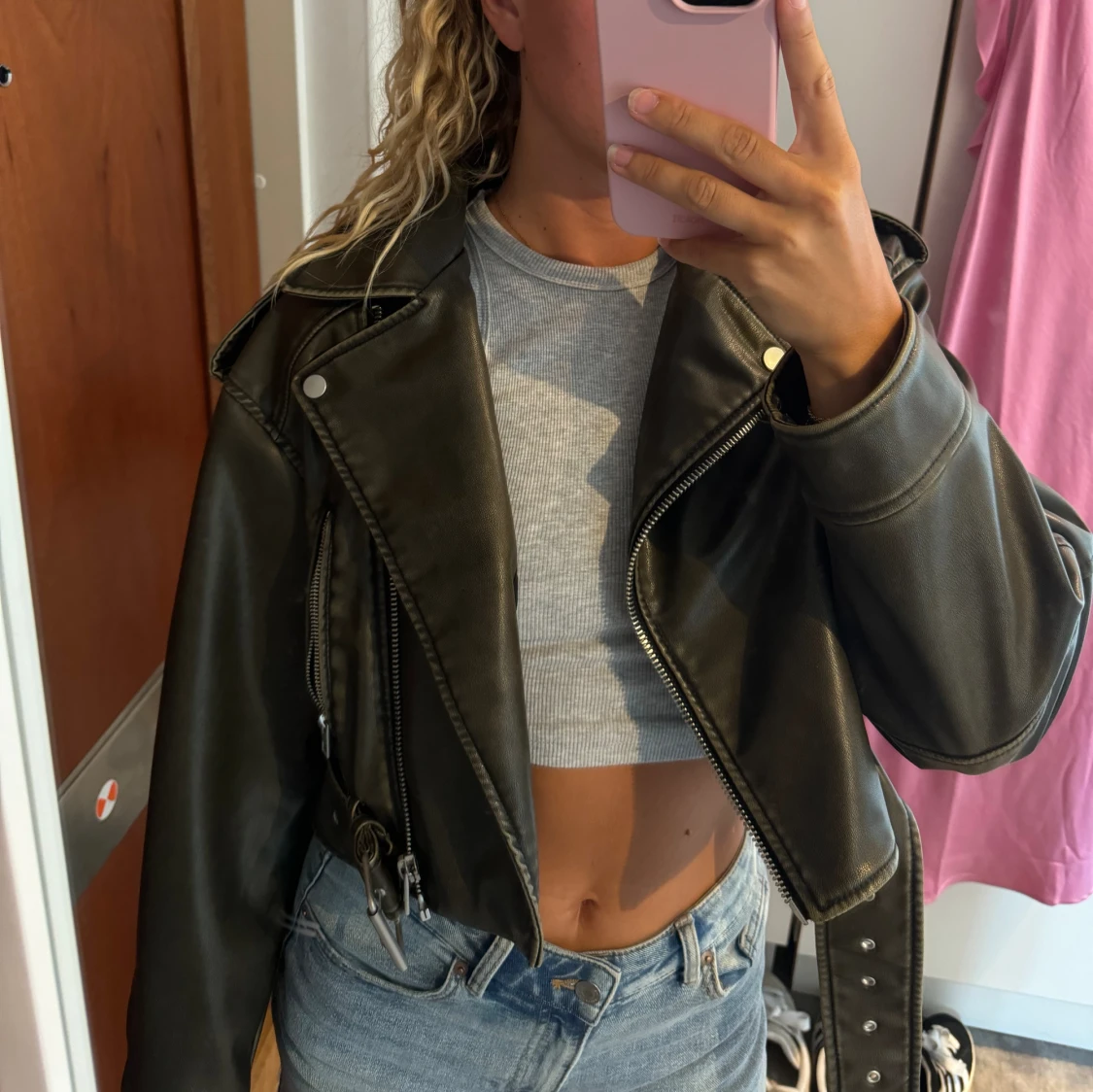 Skinnjacka grön zara - 91