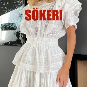 Söker denna klänning från By Emilina. Storlek M eller L/XL. Hör gärna av dig om du säljer denna!😁
