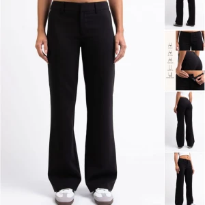 Madlady kostymbyxor  - Ett par svarta kostymbyxor från madlady i storleken 34 tall❣️är 166/167 och byxorna är rätt så långa på mig, pris kan diskuteras💖