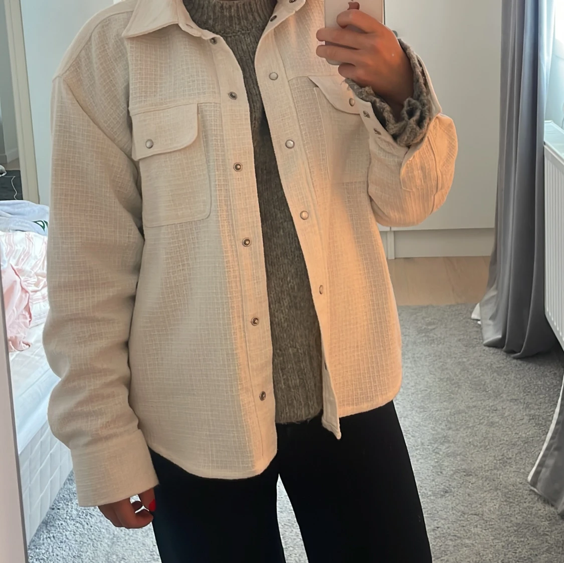 Vit skjortjacka från Samsoe Samsoe