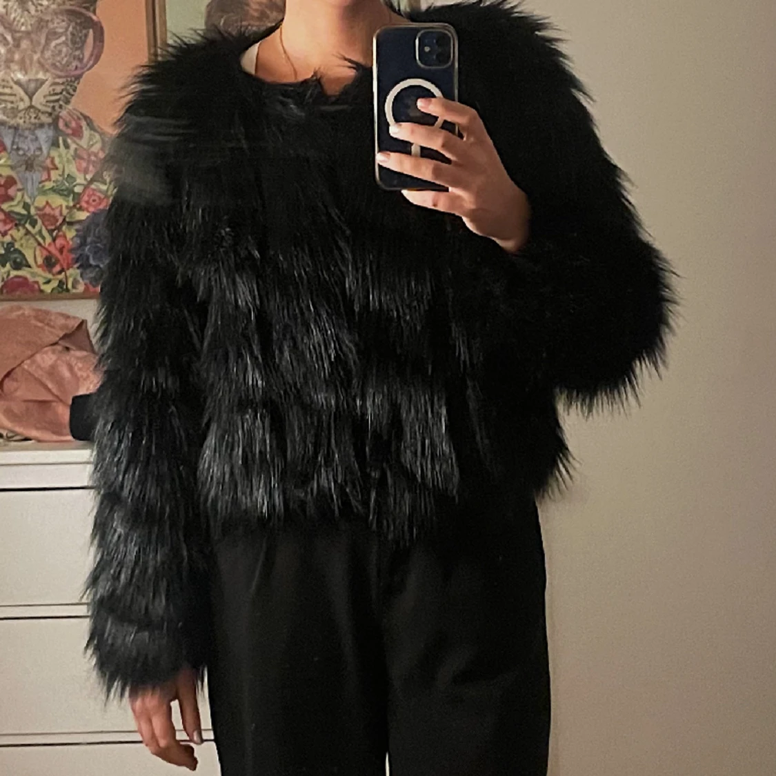 Fuskpäls jacka