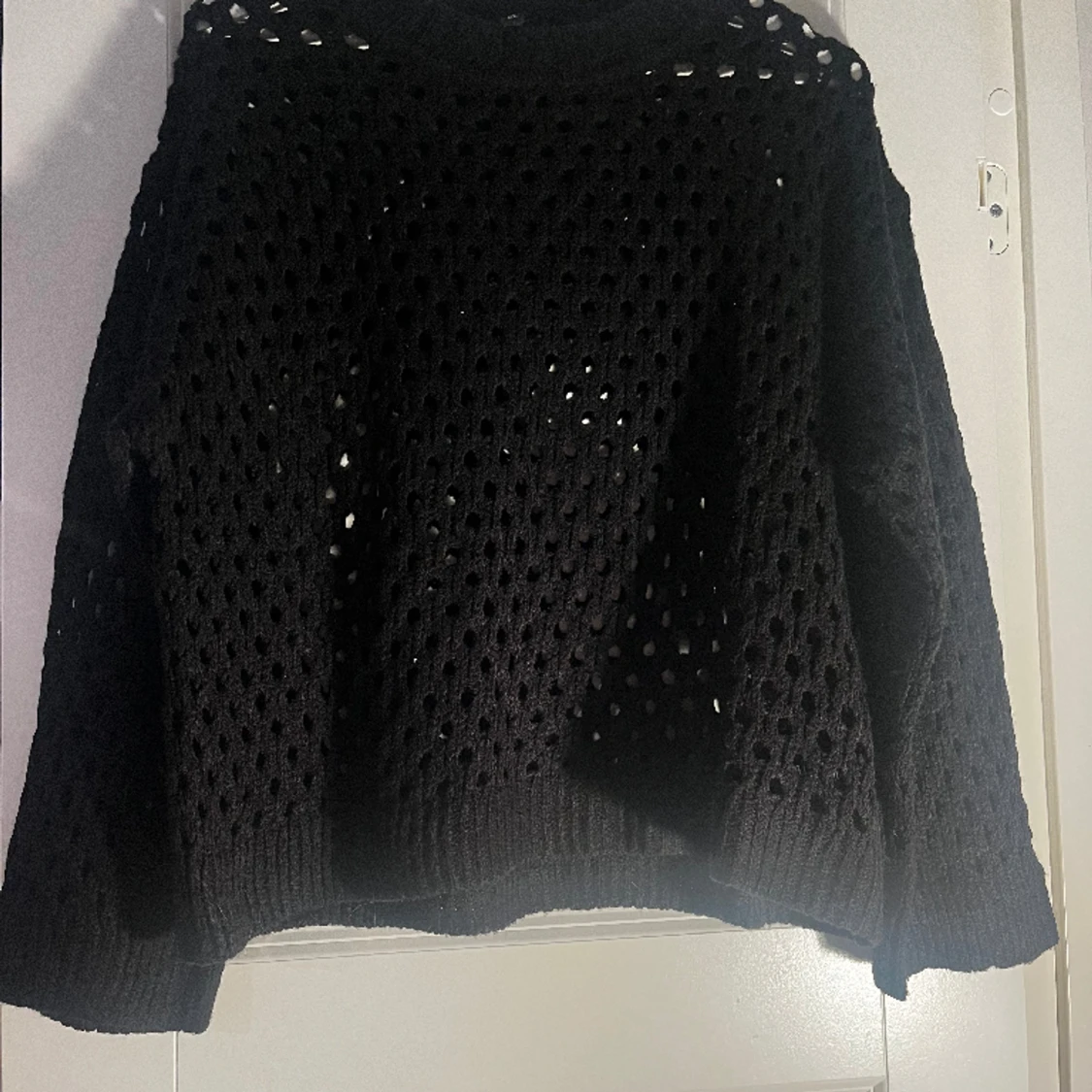 Hålstickad tröja  - 90