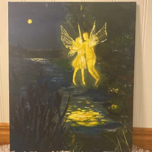 Tavla  - En tavla i akryl 50x60cm. Aldrig sålt en tavla förut så skriv om det finns frågor eller tips!:) Priset kan förhandlas