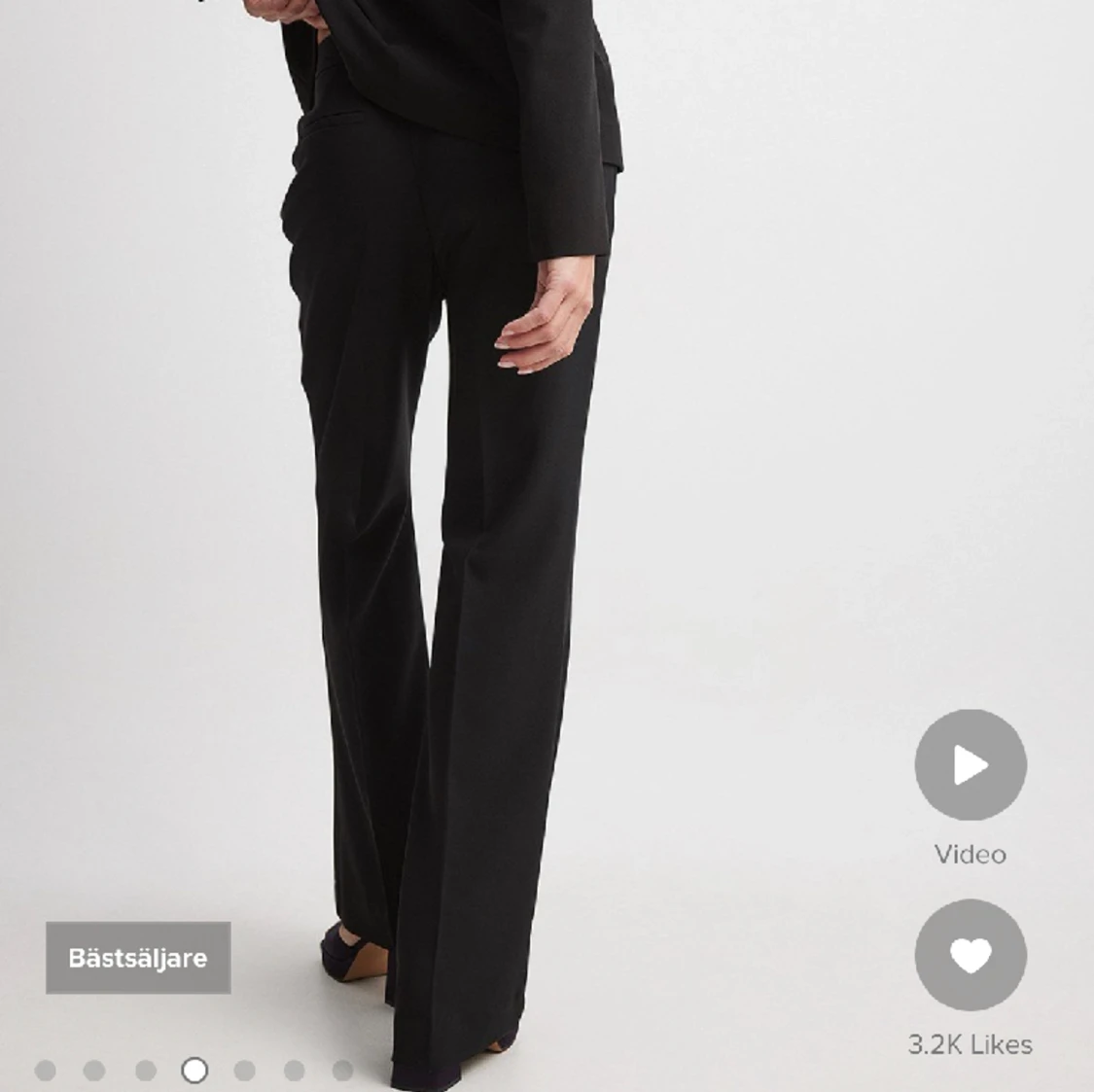 Svarta kostymbyxor  - 91