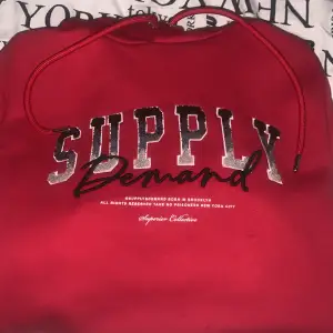 Snygg sypply demand hoodie, använd fåtal gånger, inget fel på den. Skriv gärna om mer bilder:) (pris kan diskuteras)