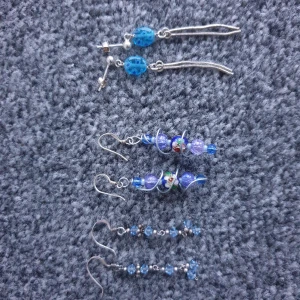 Alla är äkta silver örhengar  - Äkta silver örhänge mycket fint skick.  120kr /par eller 300kr alla par 