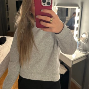 Grå långärmad tröja - Långärmad tröja, säljer för att jag aldrig använder den