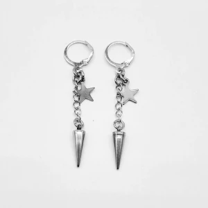 Handgjorda örhängen  - Handgjorda örhängen ●Material- rostfritt stål  ●Örhängeskrokar -100% rostfritt stål . Nickel fri.☆☆☆Längd - 6cm,par-120kr