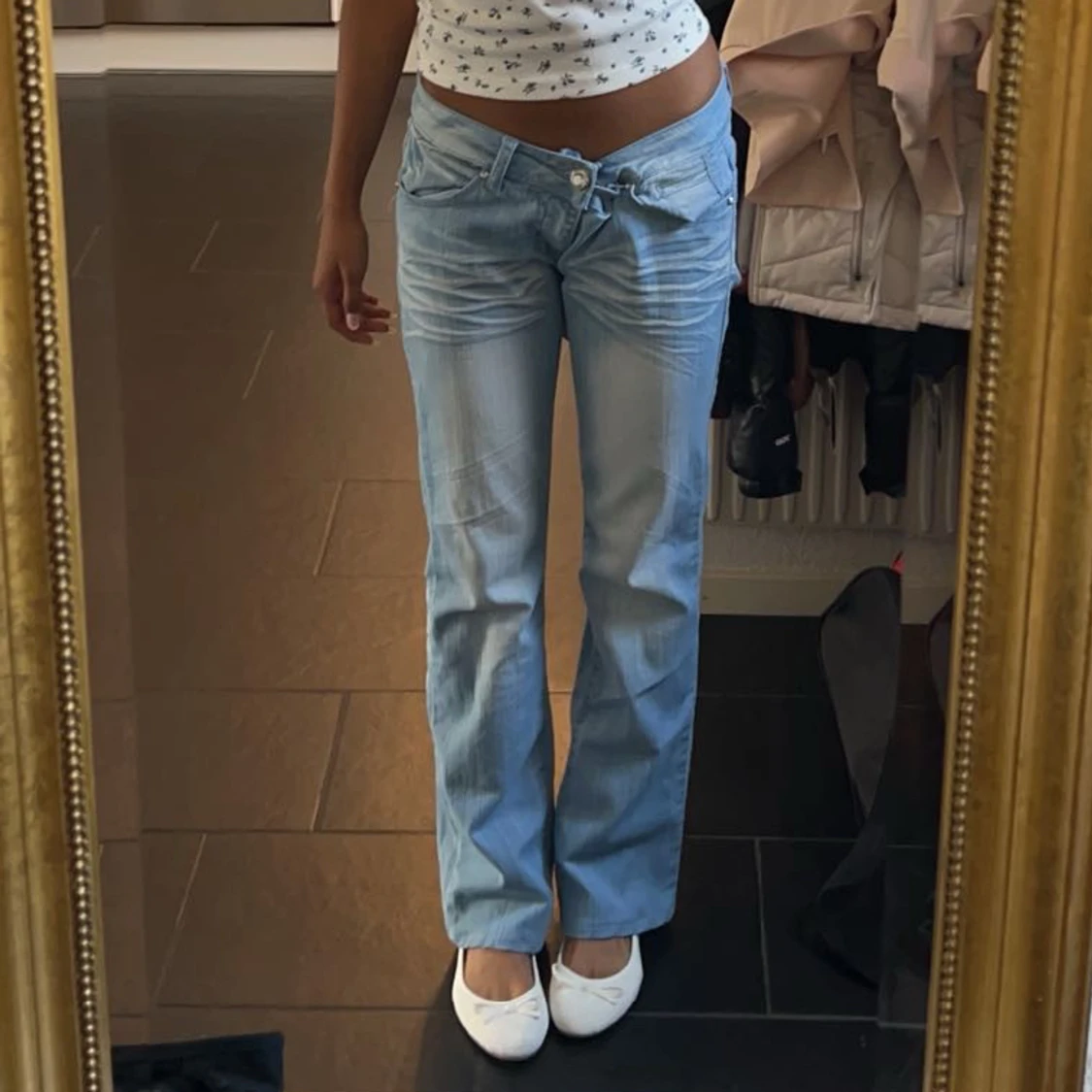 Lågmidjade jeans  - 90