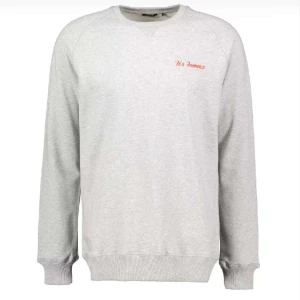 Aveny sweatshirt - Grå sweatshirt från aveny, rundad halsringning med tryck på bak och framsida. Köpt på johnells orginelt för 1200kr, tröjan har bara används ett par gånger och är i nytt skick.