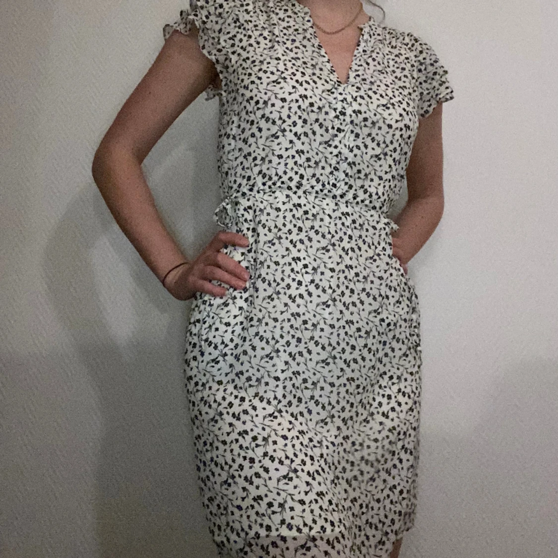 Blommig Klänning  - 90