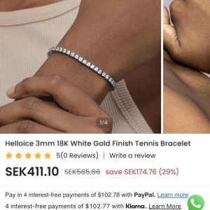 Tennis armband - Använt 5 gånger Max 